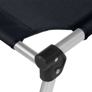 SIENA GARDEN Dreibeinliege XXL schwarz